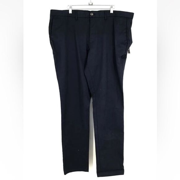 NWT Michael Kors Men's Blue Straight Leg Dress Pants - Size 40/32 - Picture 1 of 4